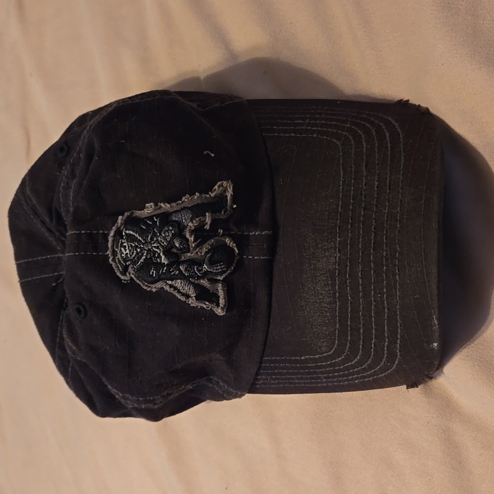 '47 New England Patriots Hat, Black distress